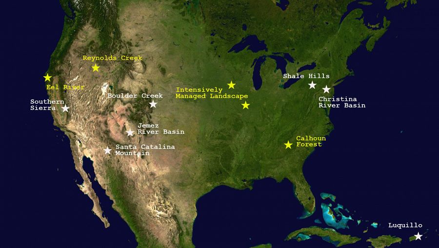 The National Science Foundation funds 10 Critical Zone Observatories. http://criticalzone.org/national/