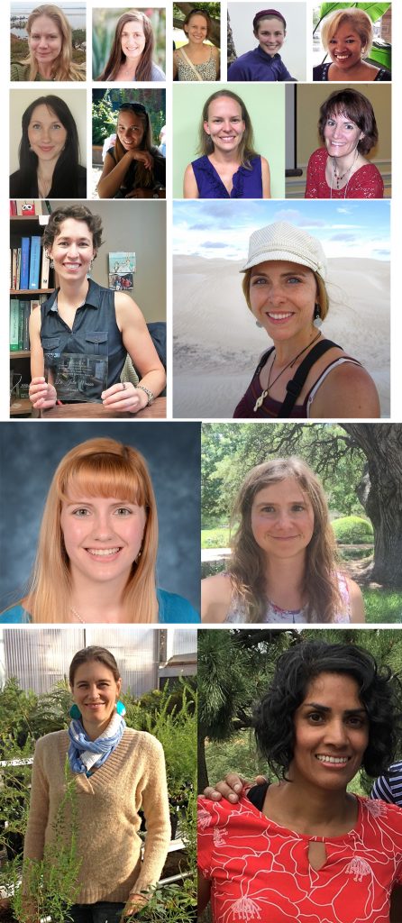 Collage of featured profile pictures of Early Career Ecologists.