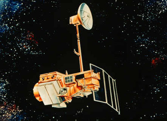 landsat 5 satellite artistic rendering