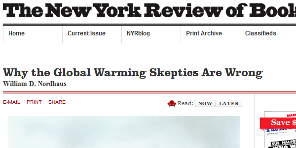 why the global warming skeptics are wrong