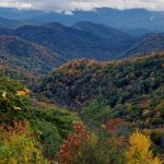 Picture of Great Smokey Mountains National Park in fall.