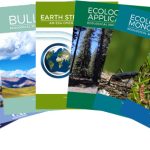 Covers of 6 ESA journals and the ESA Bulletin