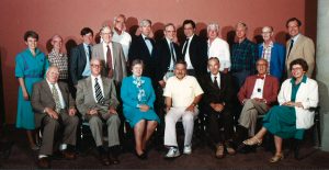 Past Presidents seated together for a group photo.