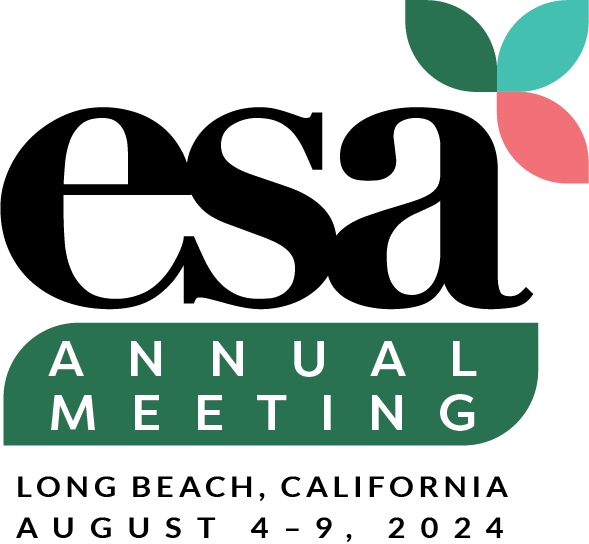 Official logo of the ESA Annual Meeting in black text.