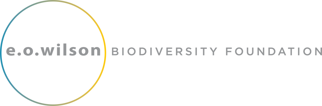 Official logo of the e.o. wilson biodiversity foundation, an official sponsor of the ESA annual meeting in 2023.