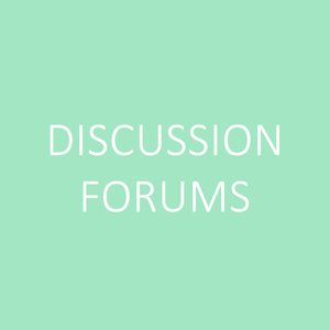 Button with the text "discussion forum".