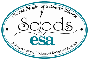 SEEDS logo reading, Diverse People for a Diverse Science. A program of the Ecological Society of America
