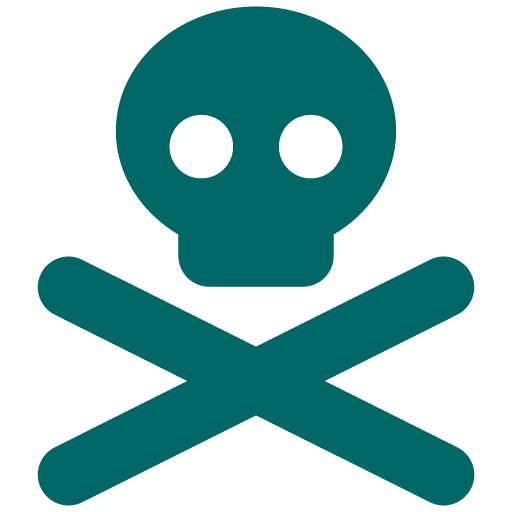 A skull and crossbones icon represents a fatal error.