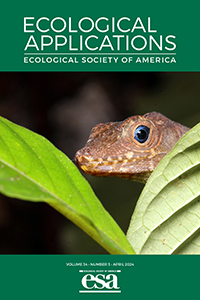 Thumbnail showing the 2024 April issue of Ecological Applications