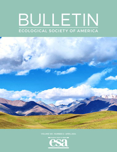 Bulletin cover featuring alpine meadow in Qinghai-Tibet Plateau, China