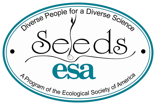 The offical SEEDS Logo is egg shaped and horizontally oriented green lettering spelled s e e e d s .